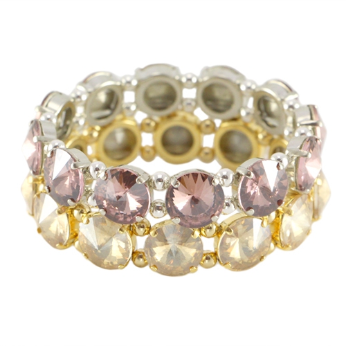 Super mooie armbanden gemaakt met Rivoli puntstenen