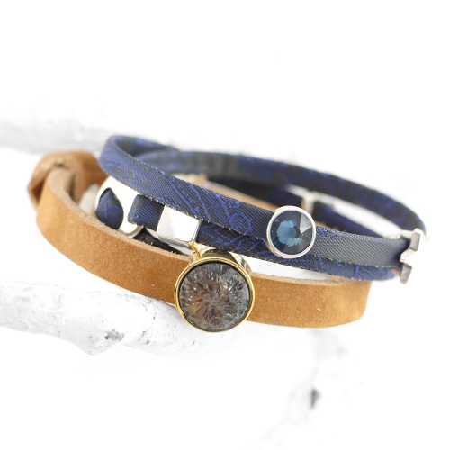 Maak deze dromerige sieraden voor het komende feest seizoen met ons barok satijn draad en DQ metalen onderdelen.