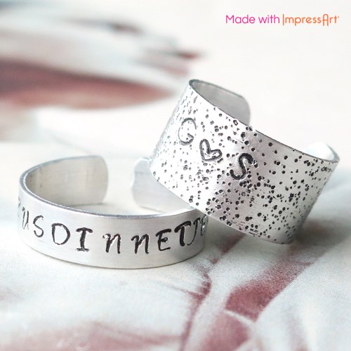 Sieraden met ImpressArt in voorjaarstinten