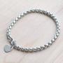 Kettingen en armbanden van gekleurd ball chain, stainless steel (RVS) jasseron en metal style wire 