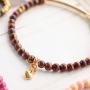 Subtiele sieraden met nieuwe jade natuursteen kralen en gouden details!