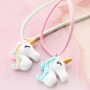Kindersieraden met unicorn hangers van resin!