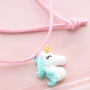 Kindersieraden met unicorn hangers van resin!