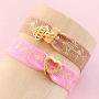 Summer musthave: armbandjes + haarelastiekjes van elastisch lint