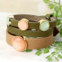 Mix en match en cre&euml;er eenvoudig stijlvolle armbanden met Cuoio