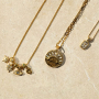 Minimalistische sieraden met rvs bedels met strass 