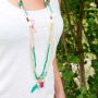 Ketting en armbanden set in de echte Bohemian Beach style!