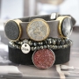 Deze prachtige sieraad setjes van Cuoio armbanden en Sisa facet armbandjes zijn helemaal hot & happening!