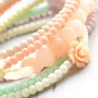Musthave armbandjes in pastel kleuren met opaque glaskraaltjes