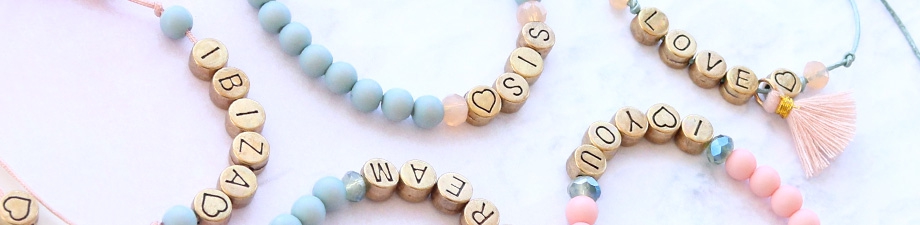 Letterkralen DQ metaal antiek brons