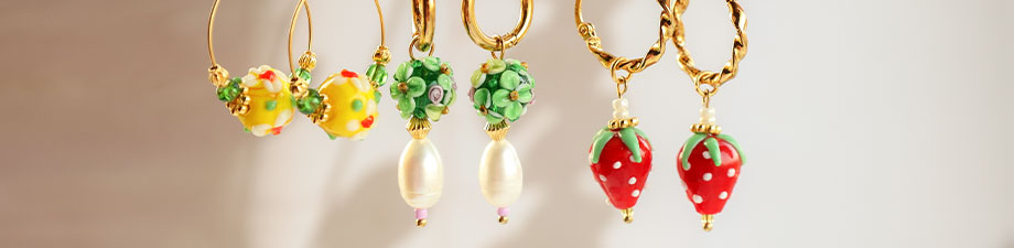 Handgeschilderde kralen                      