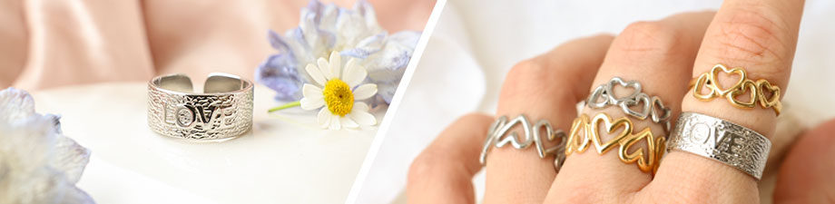 Nieuwe collectie roestvrij stalen ringen