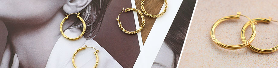 Shop nu de nieuwe collectie roestvrij stalen oorbellen