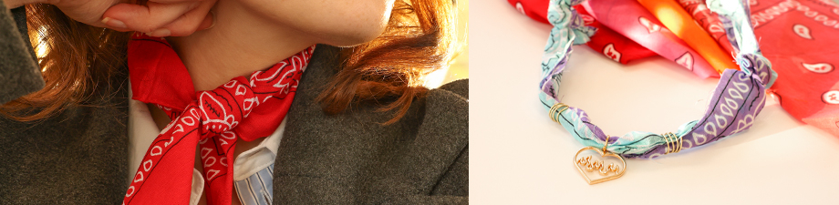 Just in bandana lint met print