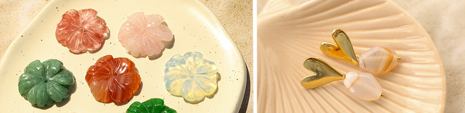 Kleurrijke natuursteen kralen Kleurrijke natuursteen kralen