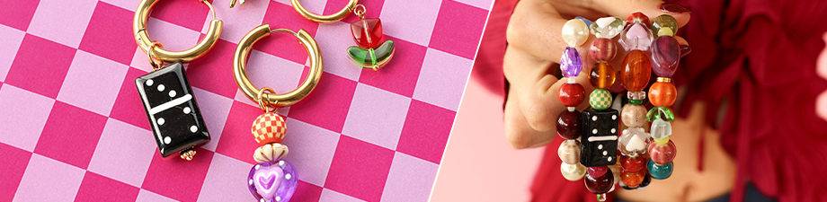 Nieuwe collectie glaskralen en keramiek kralen