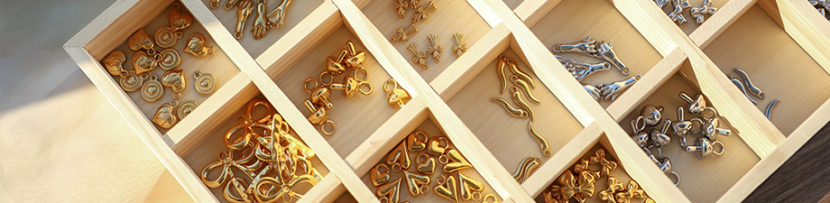 Nieuw! Roestvrij stalen bedels en kralen