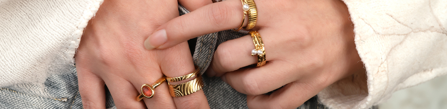 Nieuwe trendy roestvrij stalen ringen Nieuwe trendy roestvrij stalen ringen