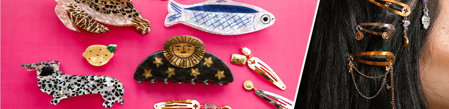 Nieuwe serie haarclips en haarklemmen Nieuwe serie haarclips en haarklemmen