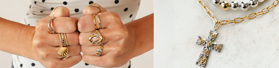 Nieuwe serie roestvrij stalen ringen en bedels Nieuwe serie roestvrij stalen ringen en bedels