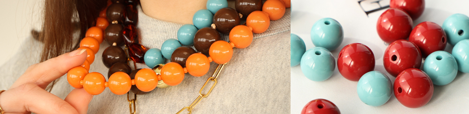 Nieuwe serie DQ acryl ronde kralen Nieuwe serie DQ acryl ronde kralen