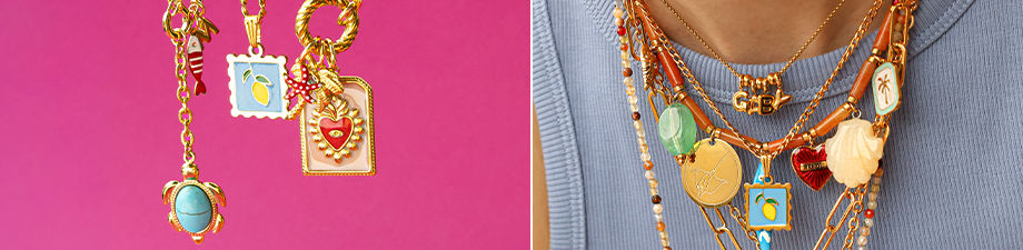 Nieuwe roestvrij stalen bedels met enamel Nieuwe roestvrij stalen bedels met enamel