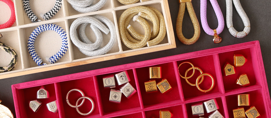 Mix & Match DQ sleutelhangers met maritiem koord