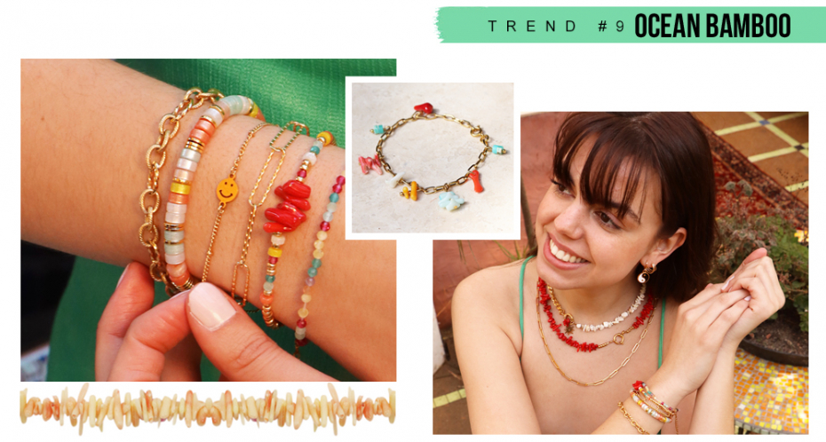 BRAND NEW: Ocean bamboo kralen