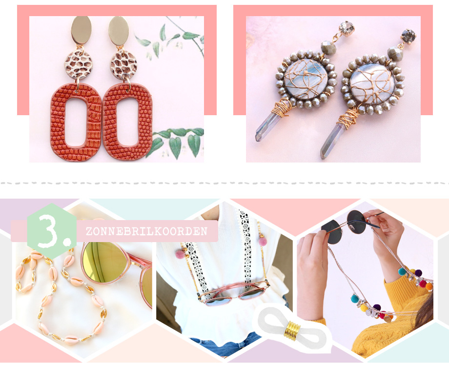 Sunny days! DIY zonnebrillenkoorden 
